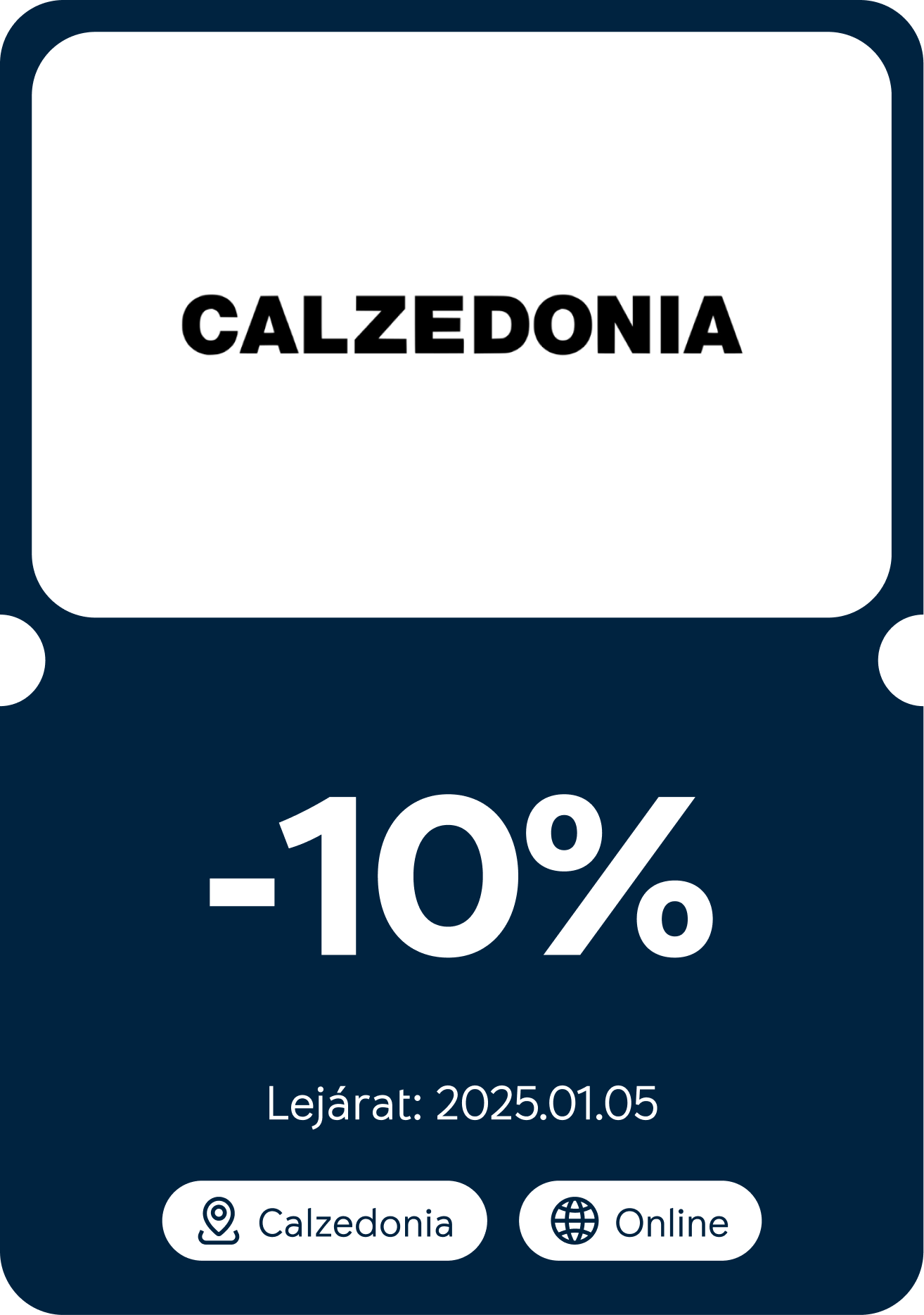 Calzedonia kupon a Yettel appban