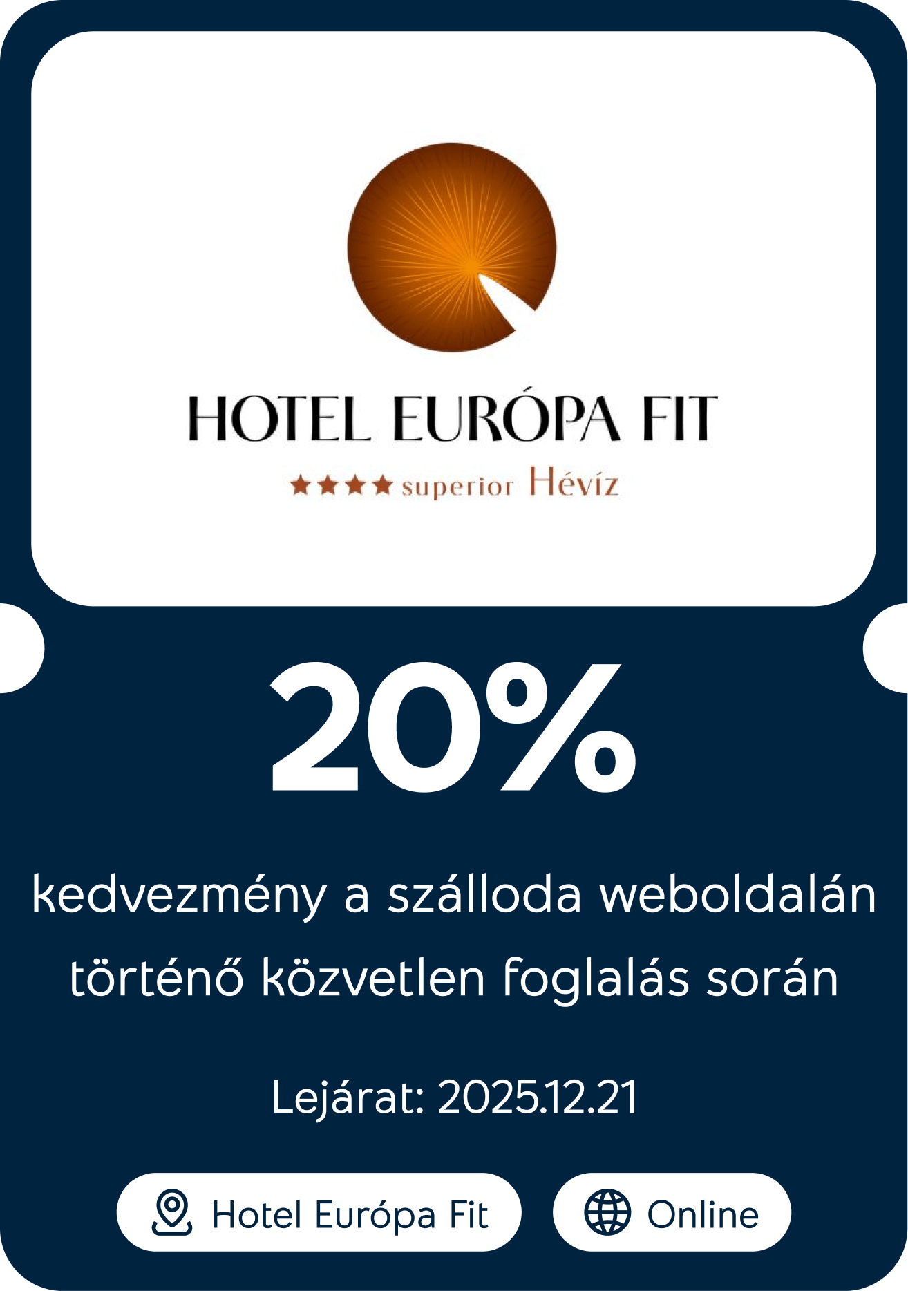 Hotel Európa kupon