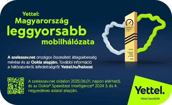 Yettel Magyarország legjobb hálózata badge