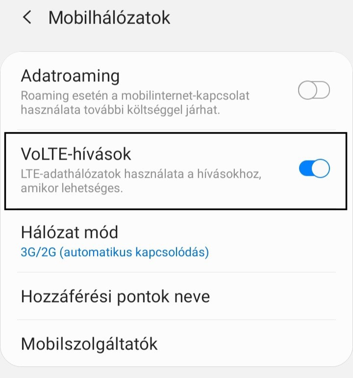 VoLTE Android 3
