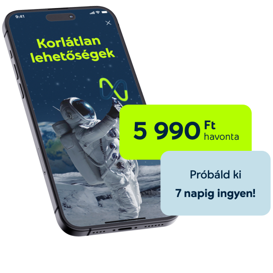 Yepp Korlátlan lehetőségek 5990 Ft havonta, Próbáld ki 7 napig ingyen!