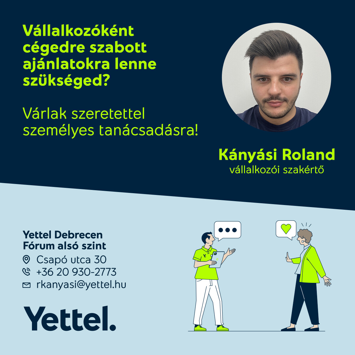 Kányási Roland  Kisvállalkozói szakértő