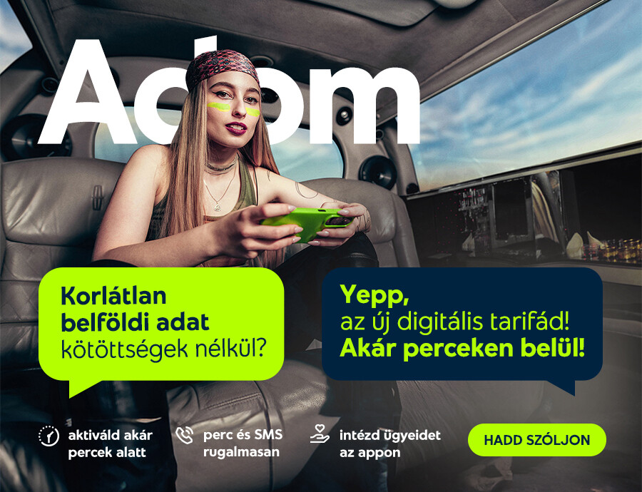 Korlátlan belföldi adat, kötöttségek nélkül? Yepp, az új digitális tarifád! Akár perceken belül!