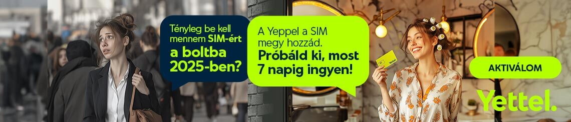 Yepp - A Yeppel a SIM megy hozzád. Próbáld ki 7 napig ingyen!