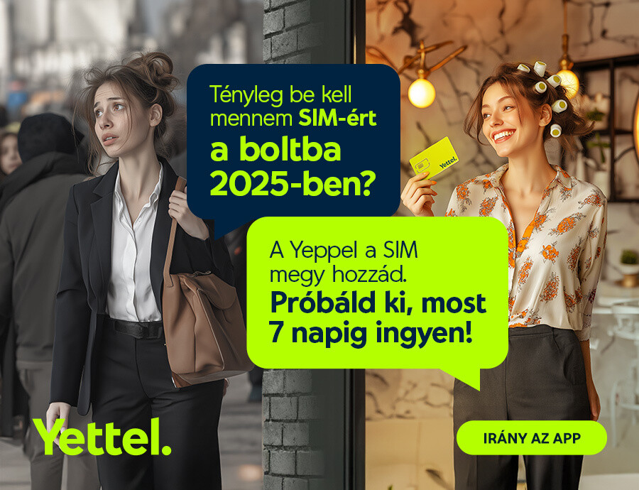 Yepp - A Yeppel a SIM megy hozzád. Próbáld ki 7 napig ingyen!