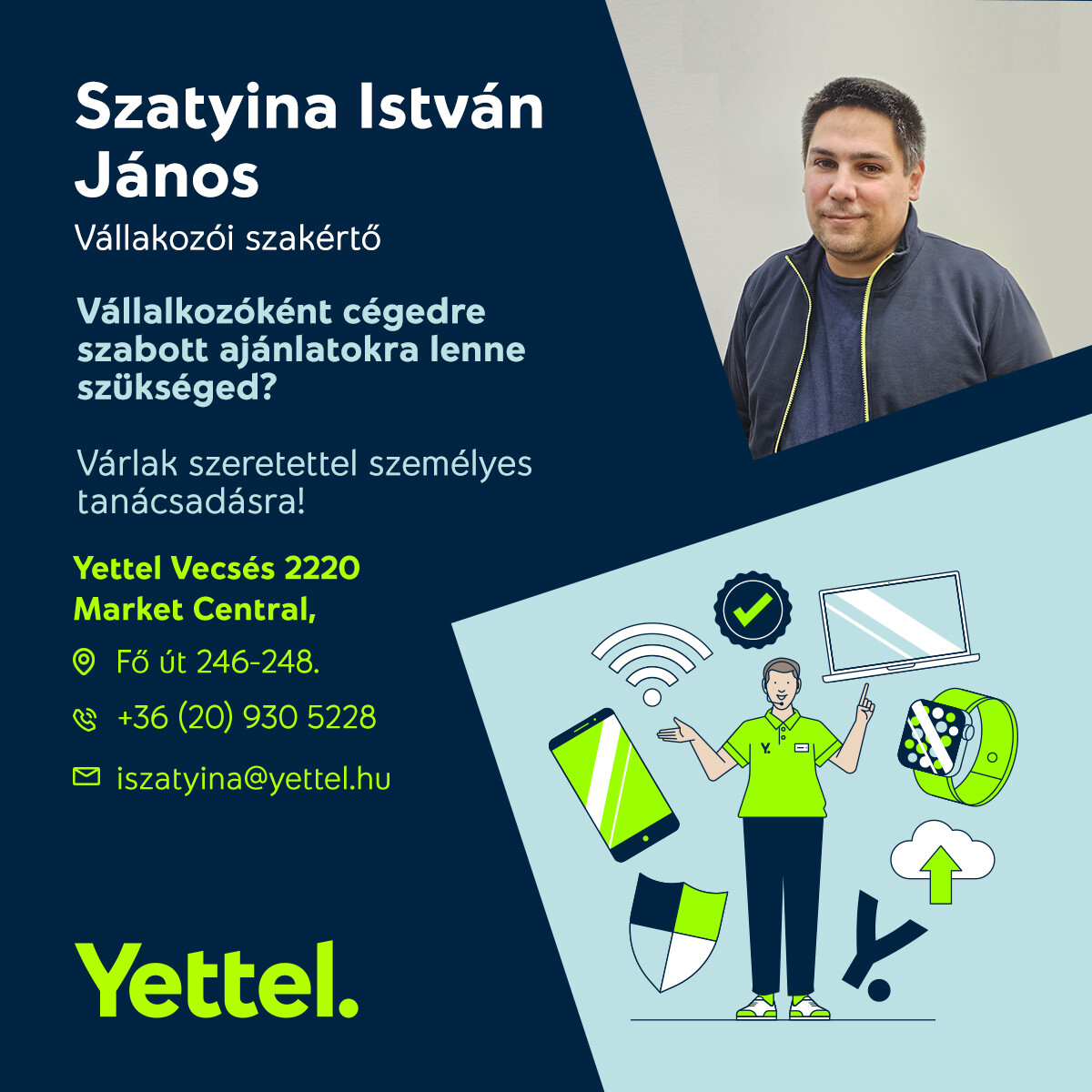 Szatyina István Kisvállalkozói szakértő