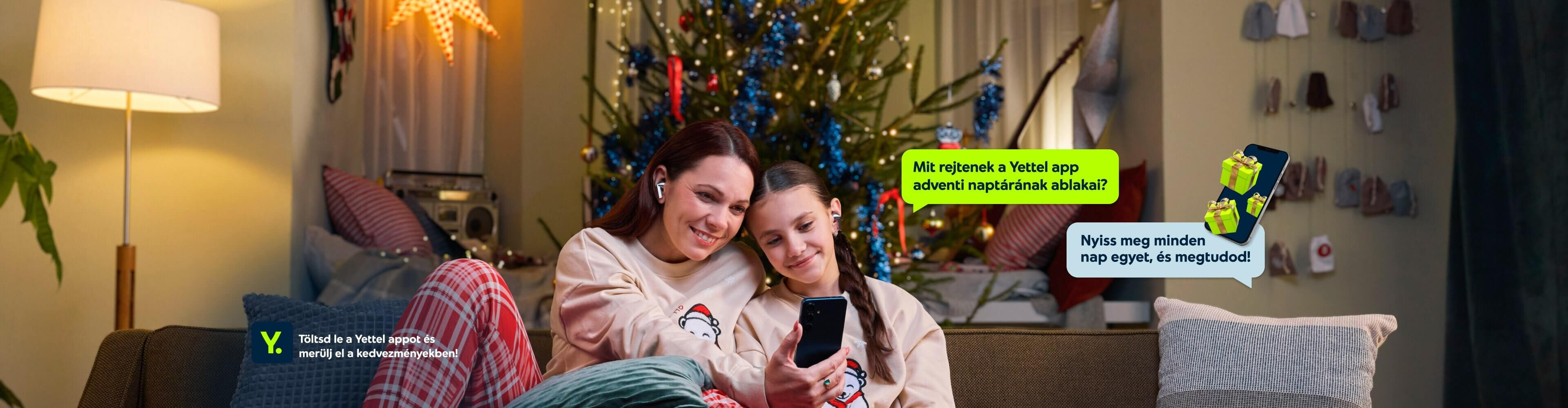 Mit rejtenek a Yettel app adventi naptárának ablakai? Töltsd le az appot és kiderül!