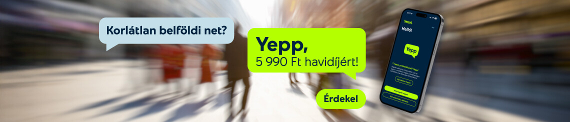 Korlátlan belföldi net? Yepp, 5 990 Ft havidíjért!