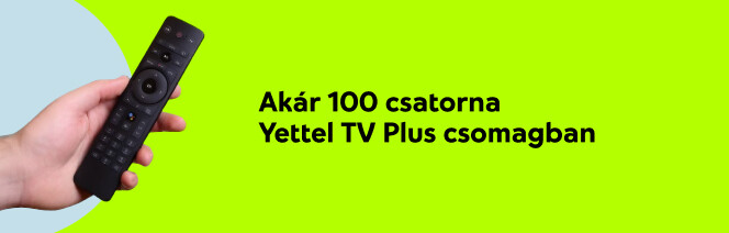 akár 100 TV csatorna