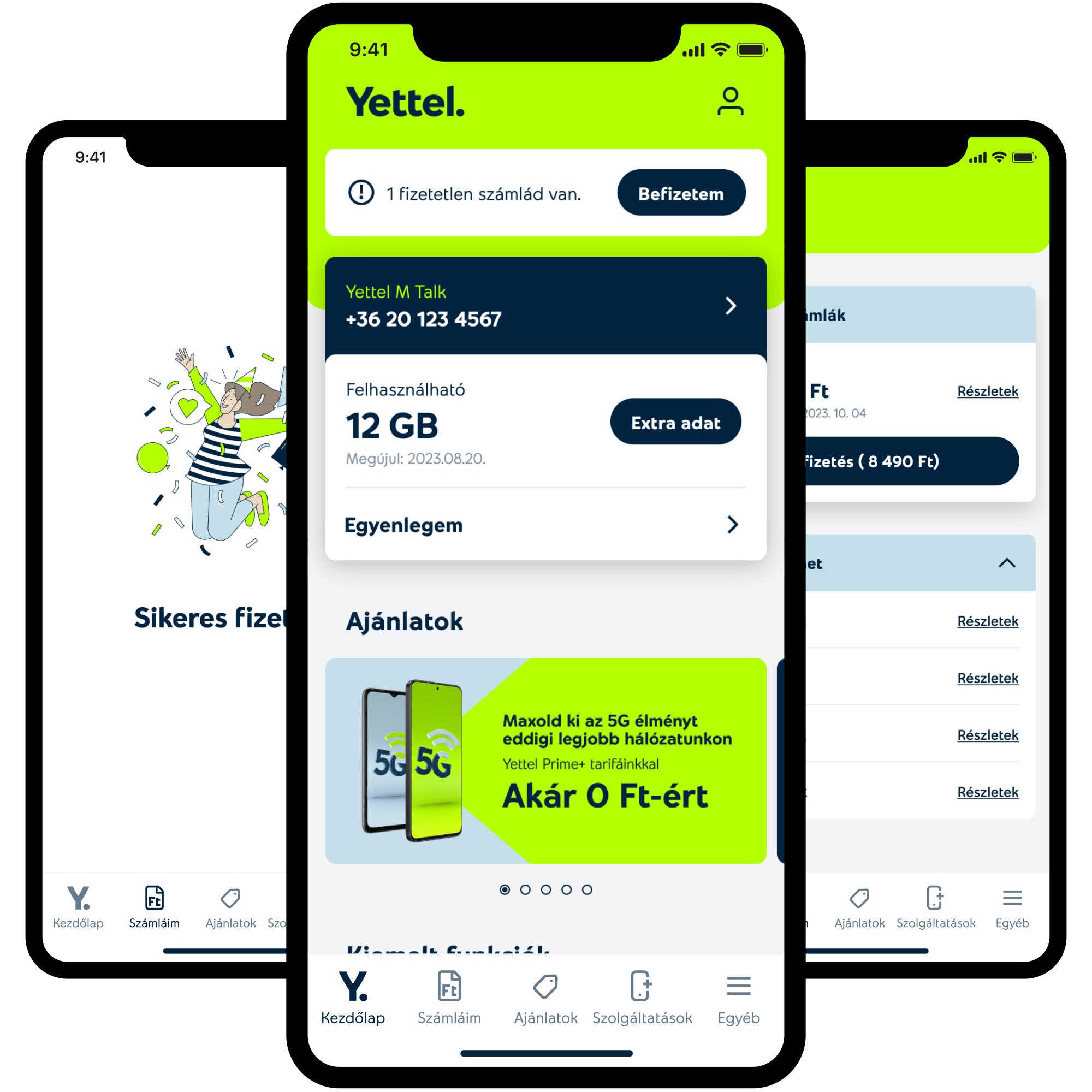 Mi mindenre jó a Yettel App - Yettel
