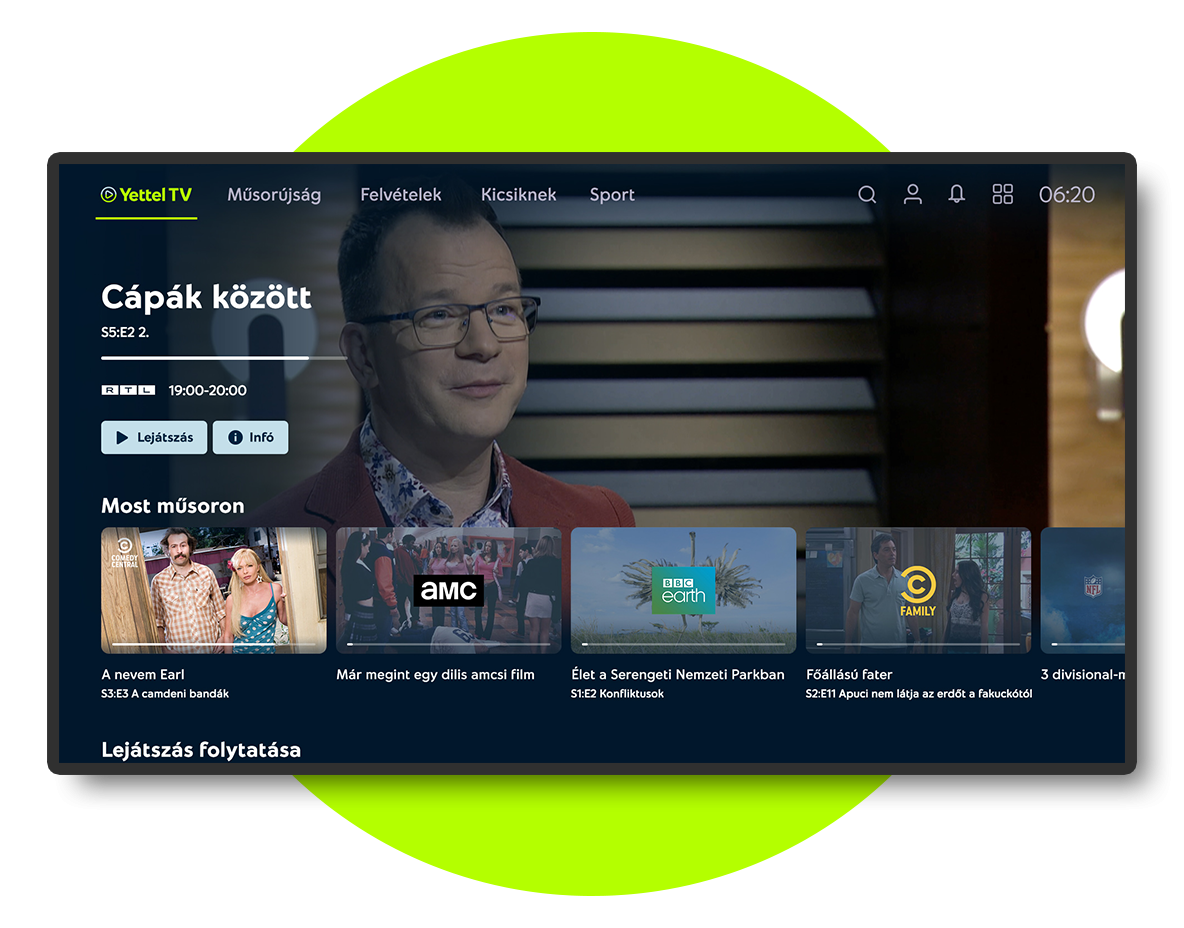 TV csomag ajánlatok - Yettel