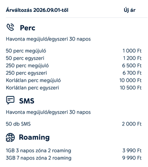 Yepp kiegészítő szolgáltatások