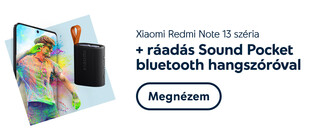 Xiaomi Redmi Note 13 széria ráadás bluetooth hangszóróval