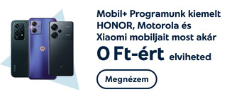 Mobil+ Programunk kiemelt HONOR, Motorola és Xiaomi mobiljait most akár 0 Ft-ért elviheted