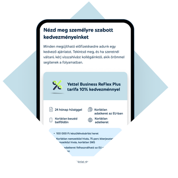 Business app egyedi ajánlat képernyőkép