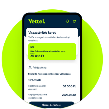 Business app visszatérítés képernyőkép