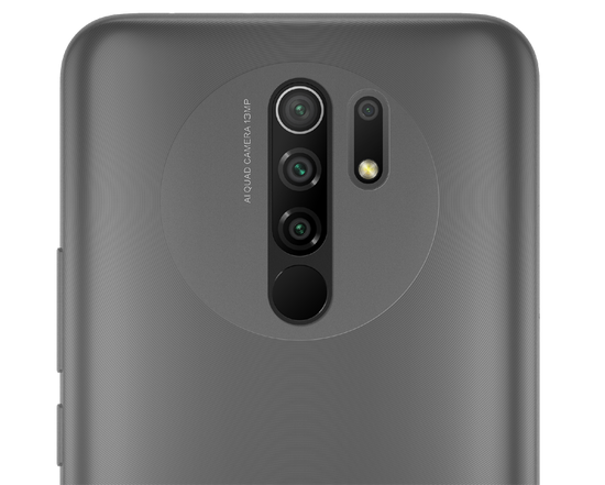 A Xiaomi Redmi 9 négy hátlapi kamerája