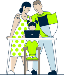 Netpajzs illusztráció