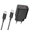 STURDO töltő adapter 20W, PD + QC 3.0, 3A USB-C kábellel