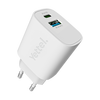 Hálózati töltő adapter 30W USB-C PD + 18W USB-A AFC