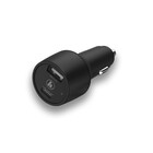 Autós töltő adapter - USB-A + Type-C, (PD,QC) 30W