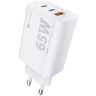 MN Wall charger,65W,USB-C,USB-A,white