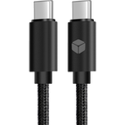 MN STURDO,USB-C -USB-C cable,3A,1m,black