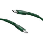 MN USB-C - USB-C cable,3A,60W,1m, green