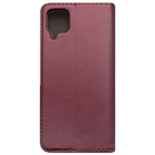Book flip case, Samsung A12,burgundi