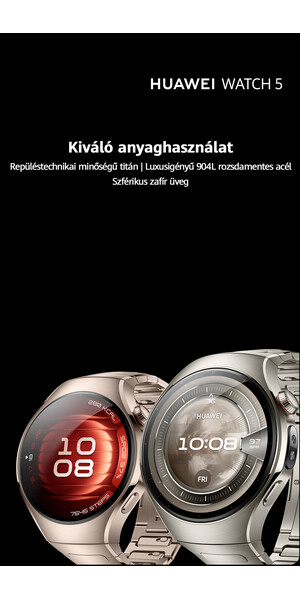 HUAWEI Watch 5 eSIM, 46mm, black