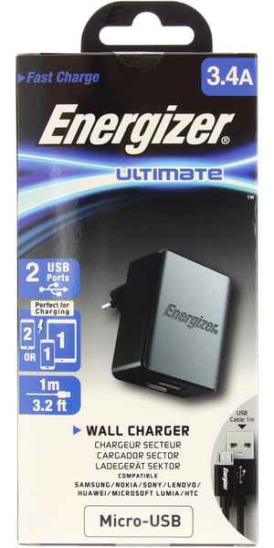 Energizer fali töltő + Micro USB kábel