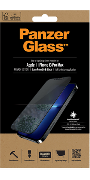 Üvegfólia, Betekintésgátló bevonattal, iPhone 13 Pro Max