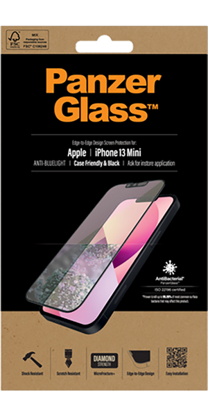 Üvegfólia, Kékfény-szűrő bevonattal, iPhone 13 mini Üvegfólia, Kékfény-szűrő bevonattal, iPhone 13 mini