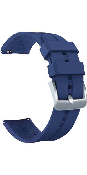 IQ Silicone watch band,22mm,navy blue IQ Silicone watch band,22mm,navy blue
