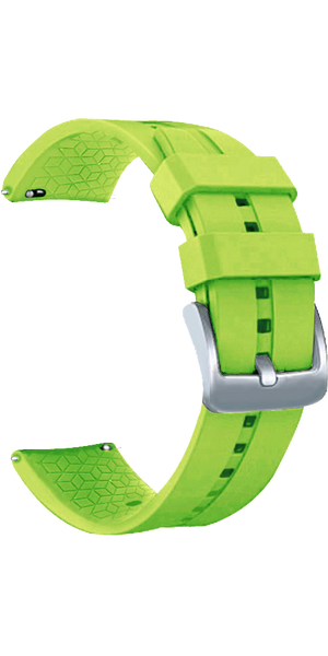 IQ Silicone watch band,22mm,lime IQ Silicone watch band,22mm,lime
