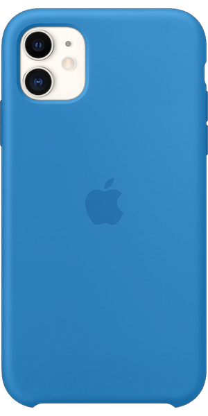 Apple iPhone 11 Silicone Case, Surf Blue Apple iPhone 11 Silicone Case, Surf Blue