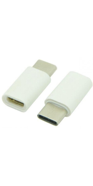 Cellect Type-C - microUSB adapter, white Cellect Type-C - microUSB adapter, white