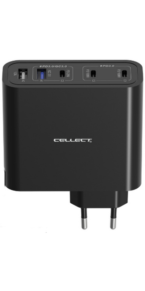 CEL Wall charger,USB-C,120W,black
