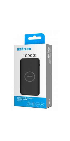 Astrum vezeték nélküli power bank, 10000 mAh Astrum vezeték nélküli power bank, 10000 mAh