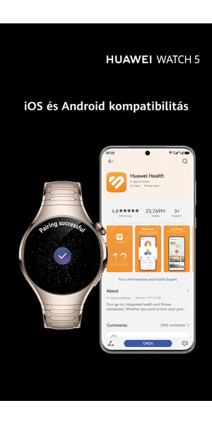 HUAWEI Watch 5 eSIM, 46mm, black