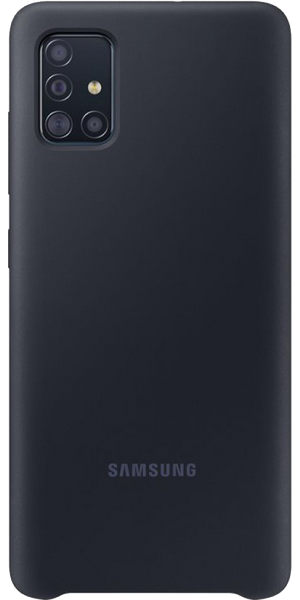Samsung Silicon case, Galaxy A51, black