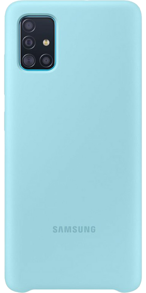 Samsung Galaxy A71 szilikon tok, Kék