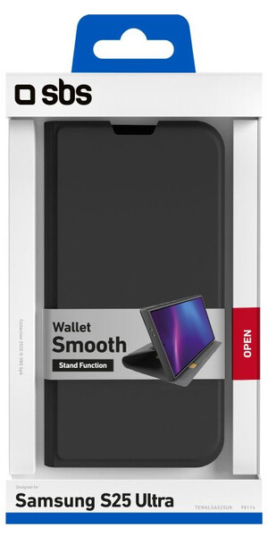 SBS Wallet Case,Samsung S25 Ultra,black SBS Wallet Case,Samsung S25 Ultra,black