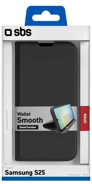 SBS Wallet Case,Samsung S25,black SBS Wallet Case,Samsung S25,black