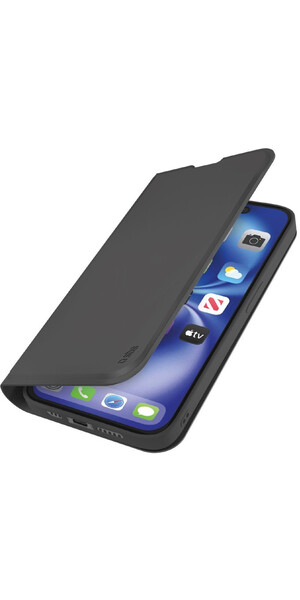SBS Wallet case, iPhone 16e, black