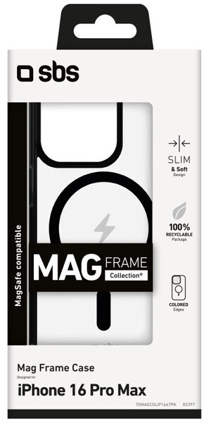 SBS MagFrame Case,iPhone 16 Pro Max,blck SBS MagFrame Case,iPhone 16 Pro Max,blck
