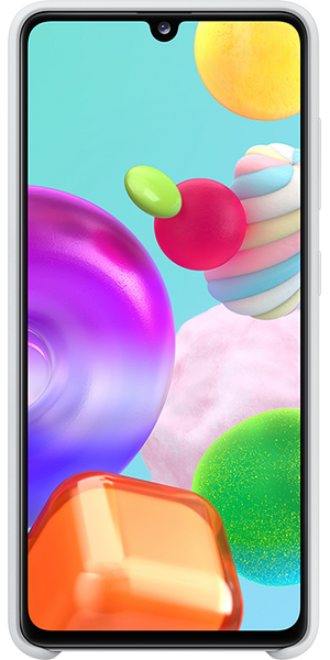 Samsung Galaxy A41 szilikon tok, Fehér Samsung Galaxy A41 szilikon tok, Fehér