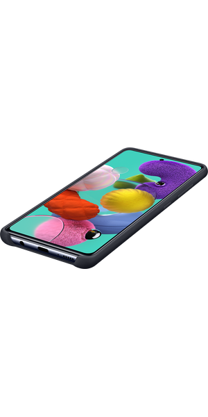 Samsung Galaxy A51 szilikon tok, Fekete