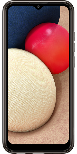 Samsung Soft Clear Cover A02s, black Samsung Soft Clear Cover A02s, black