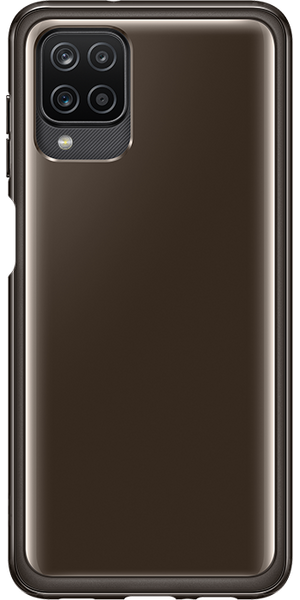 Samsung Soft Clear Cover A12, black